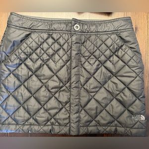 North Face puffer skirt